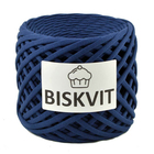 Пряжа Бисквит (Biskvit) (ленточная пряжа) синий бархат