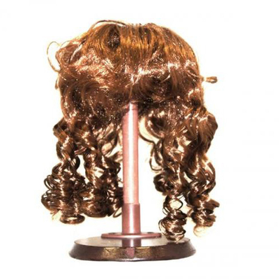 Волосы для кукол Парик100 (локоны) 695392 каштановые в интернет-магазине Швейпрофи.рф