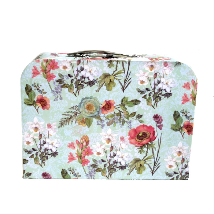 Коробка подарочная 2489237 чемодан «Весенние цветы» 30*22*10см