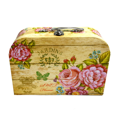 Коробка подарочная 3631887 чемодан «Пионы» 20*15*8 см в интернет-магазине Швейпрофи.рф