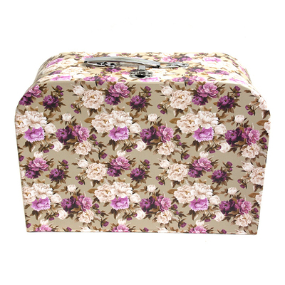 Коробка подарочная 3613898 чемодан «Романтика» 27*18*9,5 см в интернет-магазине Швейпрофи.рф
