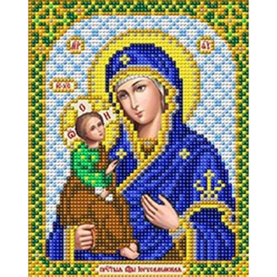 Ткань для вышивания бисером Благовест И-5021 Пр.Богородица Иерусалимская 13,5*17см в интернет-магазине Швейпрофи.рф