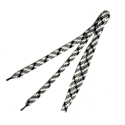 Шнурки  арт.162-П  6 мм 100 см №36 чёрный/белый в интернет-магазине Швейпрофи.рф
