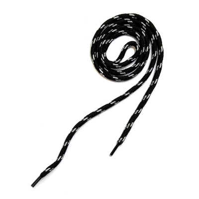 Шнурки  арт.841-Н  5 мм 100 см чёрный/белый в интернет-магазине Швейпрофи.рф