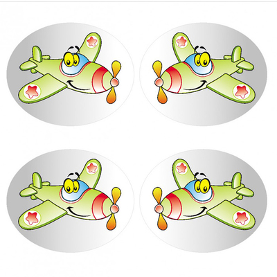 Набор цветных наклеек 502931 «Самолет» салат в интернет-магазине Швейпрофи.рф