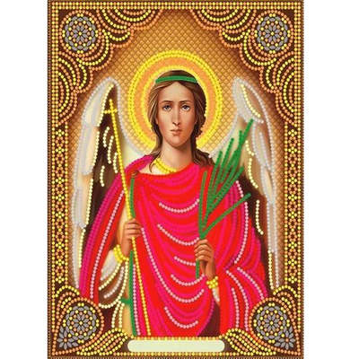 Алмазная мозаика АЖ-5013 «Икона Ангел Хранитель» 22*28 см в интернет-магазине Швейпрофи.рф