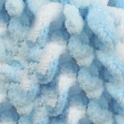 Пряжа Пуффи Колор (Puffy Color), 100 г / 9.2 м  5924 белый/голубой в интернет-магазине Швейпрофи.рф