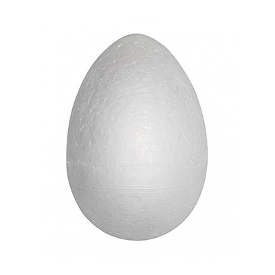 Заготовка для декора «Яйцо» пенопласт. h= 7 см   (уп. 10 шт.) З (1237) в интернет-магазине Швейпрофи.рф