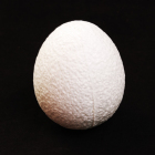 Заготовка для декора «Яйцо» пенопласт. h= 9 см  d=7 см  (уп. 10 шт.) З (1234)