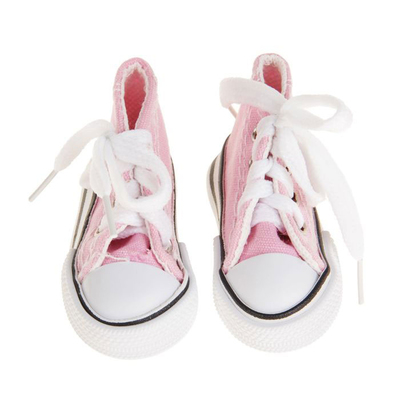 Обувь для игрушек (Кеды) TBY.70753 розовый 7,5 см (1 пара) в интернет-магазине Швейпрофи.рф