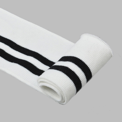 Подвяз трикотажный п/эTBY73003 белый с черными полосами  6*80 см в интернет-магазине Швейпрофи.рф