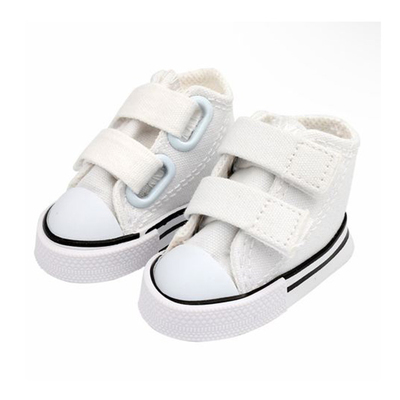 Обувь для игрушек (Кеды) КЛ.27008  7,5 см  выс. 4,5 см белый на 2 лип. (1 пара) в интернет-магазине Швейпрофи.рф