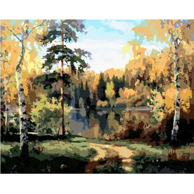 Картина по номерам Hobruk HS0199 «Ясный лес» 40*50 см в интернет-магазине Швейпрофи.рф