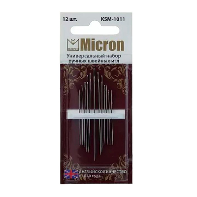 Иглы ручные Micron KSM-1011 (уп. 12 шт) в интернет-магазине Швейпрофи.рф