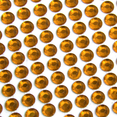 Стразы клеевые на листе 6 мм (уп. 504 шт.) оранжевый в интернет-магазине Швейпрофи.рф
