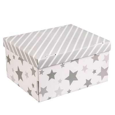 Коробка подарочная 2640211 складная «Звездные радости» 31,2*25,6*16,1 см в интернет-магазине Швейпрофи.рф