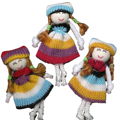 Декоративная куколка ГУ16735 (Наташа цв В) 40*80 мм (уп 2 шт) в интернет-магазине Швейпрофи.рф
