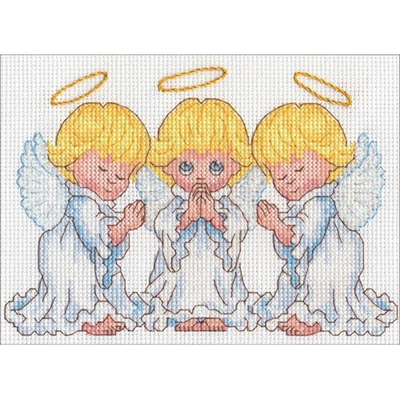 Набор для вышивания Dimensions 65167 «Маленькие ангелы» 12,7*17,7 см в интернет-магазине Швейпрофи.рф