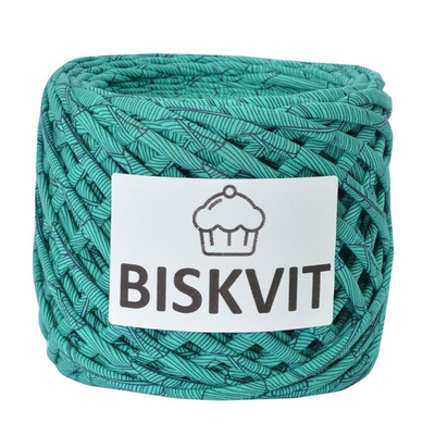 Пряжа Бисквит (Biskvit) (ленточная пряжа) эвкалипт в интернет-магазине Швейпрофи.рф