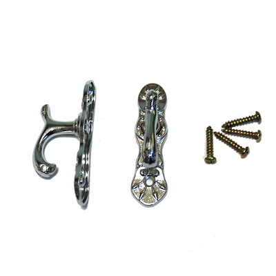 Крючки под подхваты А54-1-1 серебро в интернет-магазине Швейпрофи.рф