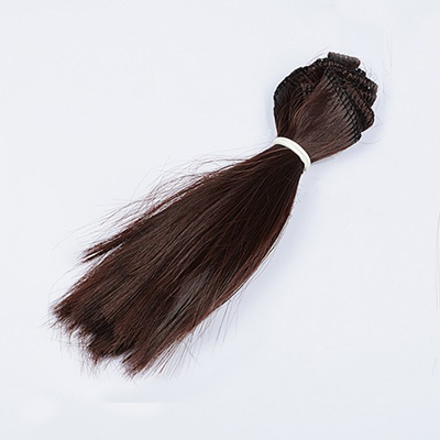 Волосы для кукол (трессы) Элит В-50 см L-15 см TBY66916 каштан 12R (уп 2 шт) в интернет-магазине Швейпрофи.рф