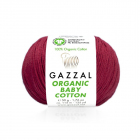 Пряжа Органик бэби коттон (Organik baby cotton Gazzal ), 50 г / 115 м  429 красный в интернет-магазине Швейпрофи.рф