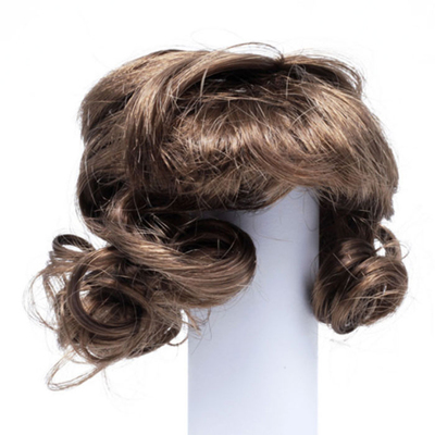 Волосы для кукол Парик AS16-20 5*10 см (кудри) коричневый в интернет-магазине Швейпрофи.рф