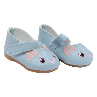 Обувь для игрушек (Сандали) MISU-16 «Котята»  7 см голубой 7723748 в интернет-магазине Швейпрофи.рф