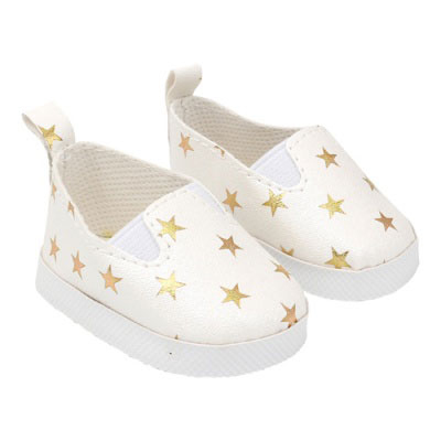 Обувь для игрушек (Сандали) MISU-18 «Звездочки»  7 см белый 7723749 в интернет-магазине Швейпрофи.рф