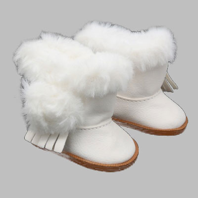 Обувь для игрушек (Сапожки) MISU-7255 7 см белый 7723756 в интернет-магазине Швейпрофи.рф