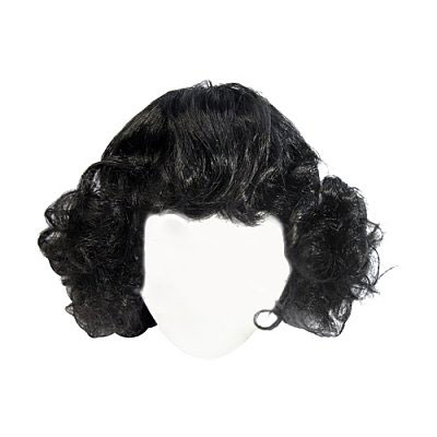 Волосы для кукол Парик AS16-20 5*10 см (кудри) черный в интернет-магазине Швейпрофи.рф