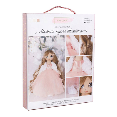 Набор текстильная игрушка АртУзор «Мягкая кукла Шанталь» 502833 30 см в интернет-магазине Швейпрофи.рф