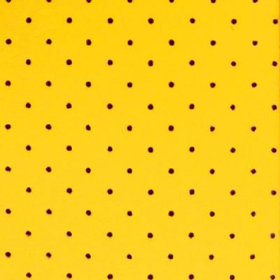 Кожа искусственная 20*30 см КЛ.24876 перфорированная  цв.желтый (уп 2 листа) в интернет-магазине Швейпрофи.рф