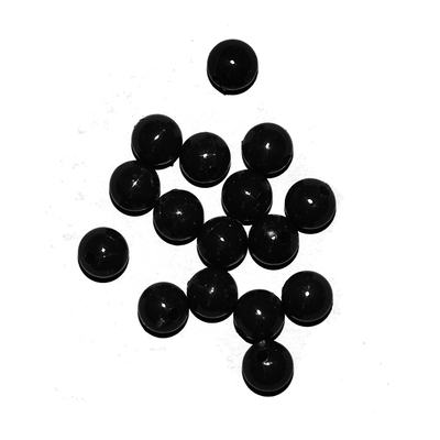 Бусины пластм.  5-6 мм (уп. 10 г) 018 чёрный матовый в интернет-магазине Швейпрофи.рф