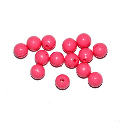 Бусины пластм.  5-6 мм (уп. 10 г) 021 яр.розовый матовый в интернет-магазине Швейпрофи.рф
