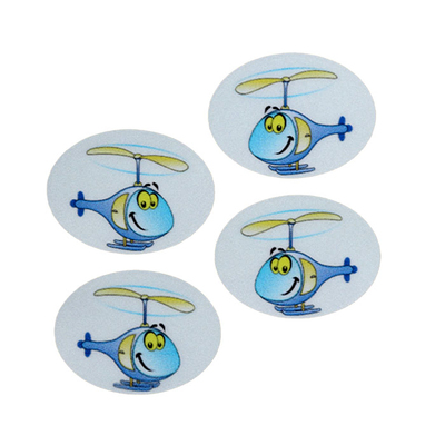 Набор цветных наклеек 502930 «Вертолет» голубой в интернет-магазине Швейпрофи.рф