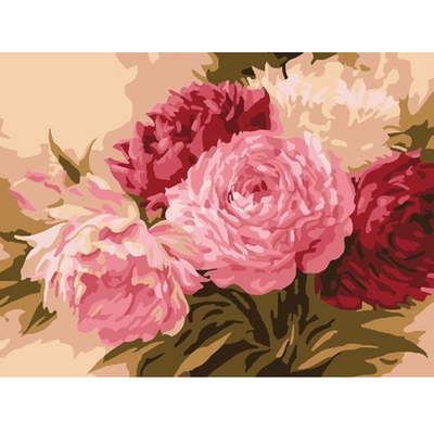 Картина по номерам Molly КН0745 (KH0033/1) «Оттенки розового» 15*20 см в интернет-магазине Швейпрофи.рф