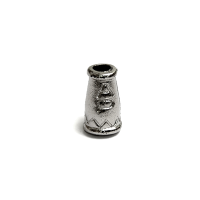 Наконечник пласт. 3329 9*15 мм металлиз. никель в интернет-магазине Швейпрофи.рф