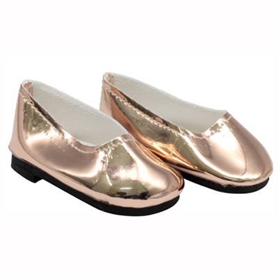 Обувь для игрушек (Туфли) MISU-4 «Металлик» 7 см  цв. золото (1 пара) в интернет-магазине Швейпрофи.рф