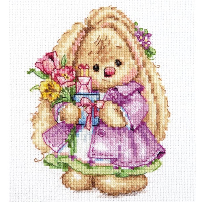 Набор для вышивания Алиса 0-193 «Зайка Ми. Весна » 10*13 см