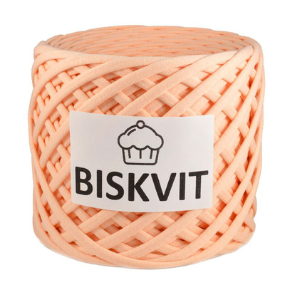 Пряжа Бисквит (Biskvit) (ленточная пряжа) 350 г/100 абрикос в интернет-магазине Швейпрофи.рф