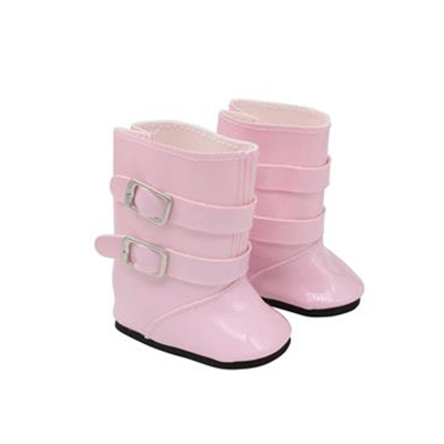 Обувь для игрушек (Сапожки) MISU-7279 7 см с пряжками розовый 7723758 в интернет-магазине Швейпрофи.рф