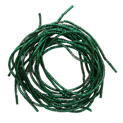 Проволока декоративная (трунцал) д.1,5 мм ТК021НН1 т.зеленый (уп 5 гр) в интернет-магазине Швейпрофи.рф