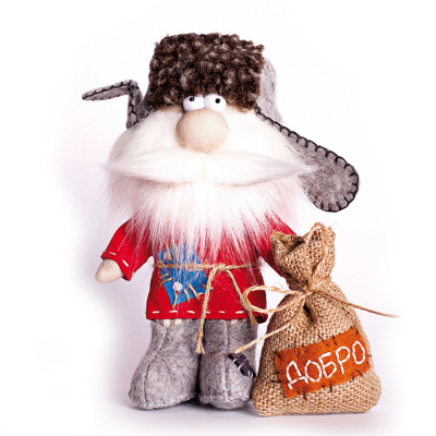 Набор для шитья Кукла Перловка из ткани ПЛДК-1455 «Домовой» 17 см лён  хлопок в интернет-магазине Швейпрофи.рф
