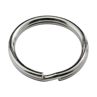 Кольцо для ключей 25 мм 815-001 никель внешний диаметр 30 * 4 мм 512418 в интернет-магазине Швейпрофи.рф