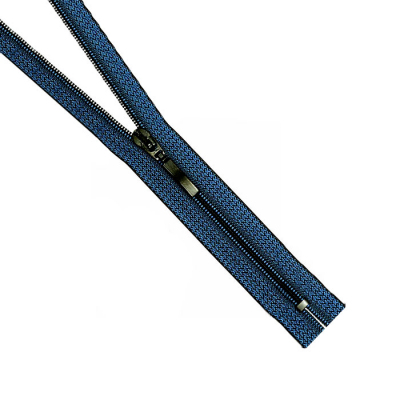 Молния Т5 карман. спираль 18 см ST6BM-483  Прибалтика № 201 сине-черный в интернет-магазине Швейпрофи.рф