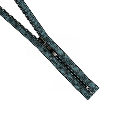 Молния Т5 карман. спираль 18 см ST6BM-483  Прибалтика № 533 бирюзово-черный в интернет-магазине Швейпрофи.рф