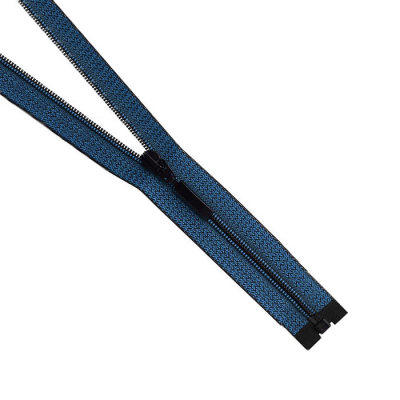 Молния Т5 разъемн. спираль 40 см  ST6BM-483  Прибалтика №201 сине-черный в интернет-магазине Швейпрофи.рф