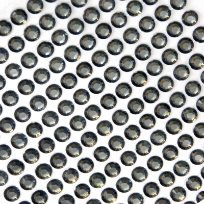 Стразы клеевые на листе 6 мм (уп. 504 шт.) т. серый в интернет-магазине Швейпрофи.рф