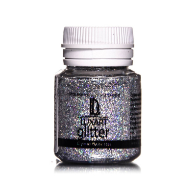 Блестки LuxGlitter STR 20 мл голографическое серебро в интернет-магазине Швейпрофи.рф
